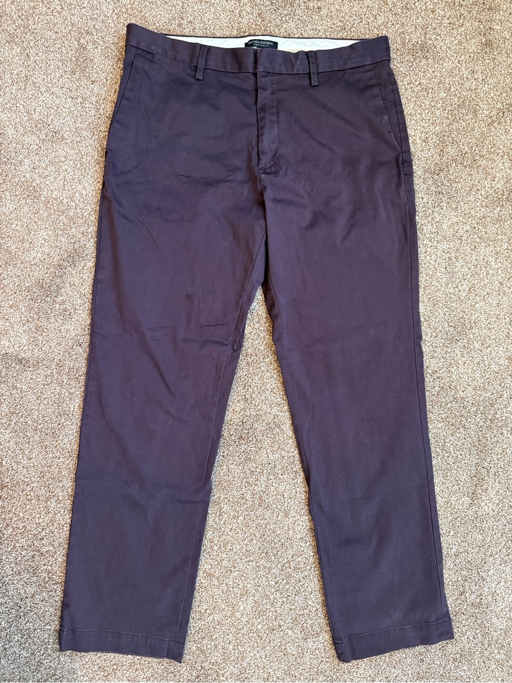 Banana Republic Men's Maroon Chinos